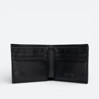 Billetera Cuadra Fuscus Metalic Negro Caballero