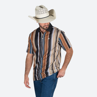 Playera Polo Kimes Ranch Rein Black Caballero