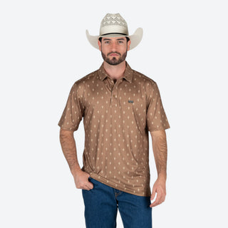 Playera Polo Kimes Ranch Bartram Brown Caballero