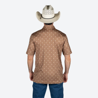Playera Polo Kimes Ranch Bartram Brown Caballero