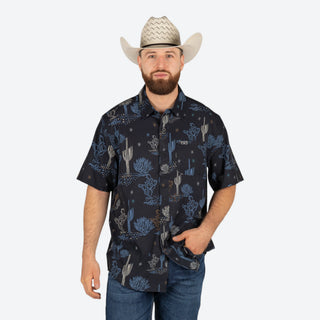 Camisa Kimes Ranch Dunn Black Caballero