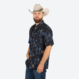 Camisa Kimes Ranch Dunn Black Caballero