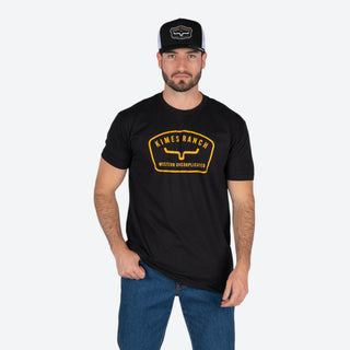 Playera Kimes Ranch Hudson Black Caballero