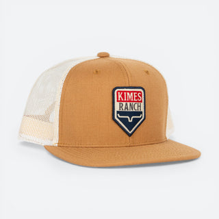 Gorra Kimes Ranch Drop In Americana Brown