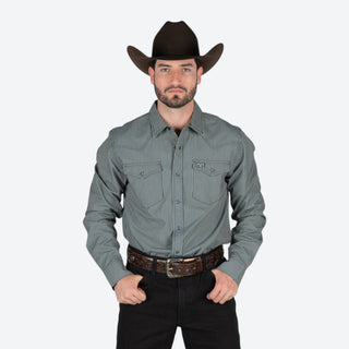Camisa Kimes Ranch Quentin Indigo Caballero