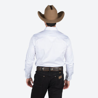 Camisa Rodeo Blanco Liso Caballero