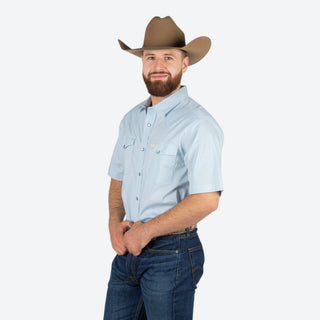 Camisa Kimes Ranch Rio Light Blue Caballero