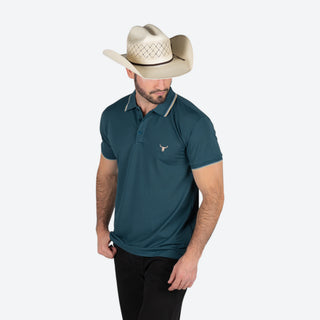 Playera Polo Rodeo Botella Caballero
