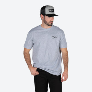 Playera Kimes Ranch Old West Heather Grey Caballero