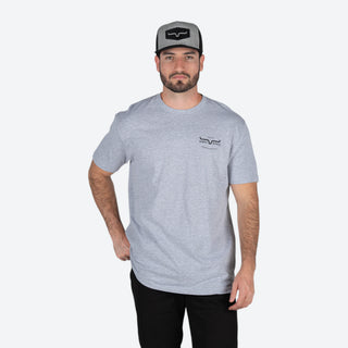 Playera Kimes Ranch Old West Heather Grey Caballero
