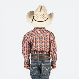 Camisa Rodeo Estampado Niño