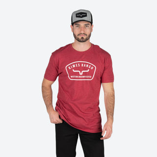 Playera Kimes Ranch Hunton Cardinal Caballero