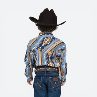 Camisa Rock & Roll Denim Aztec Niño