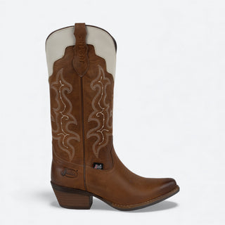 Bota Justin Rospo Tan Dama