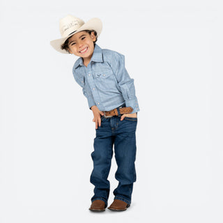 Jeans Wrangler 20X Slim Boot Niño
