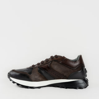 Sneakers Franco Cuadra Becerro Inca Ternera Gris Caballero