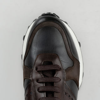 Sneakers Franco Cuadra Becerro Inca Ternera Gris Caballero