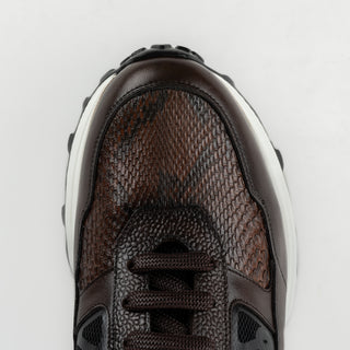 Sneakers Franco Cuadra Pitón Ritaculatus Inca Chocolate Caballero