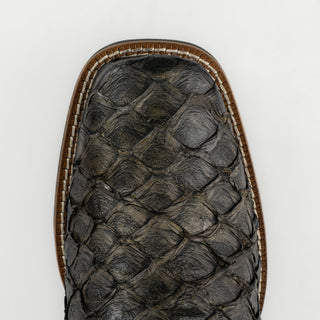 Bota Cuadra Pirarucu Negro Arena Caballero