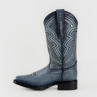 Bota Cuadra Res Vintage Novillo Gris Dama
