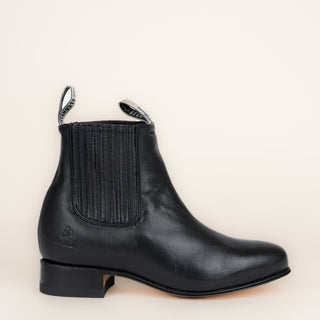 Botín El Canelo Edición Plata Atlas Negro Caballero