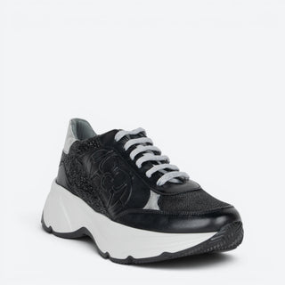 Tenis Franco Cuadra Mantarraya Ternera Murray Negro Dama