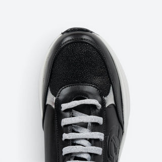 Tenis Franco Cuadra Mantarraya Ternera Murray Negro Dama
