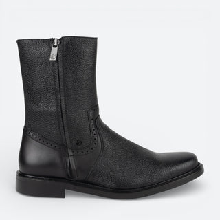 Bota Franco Cuadra Venado Ternera Inca Negro Caballero