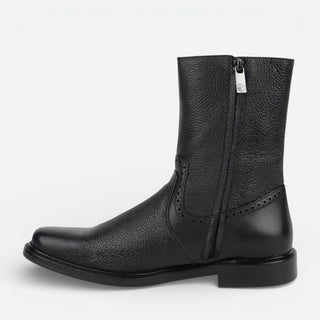 Bota Franco Cuadra Venado Ternera Inca Negro Caballero
