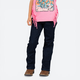 Jeans Wrangler Boot Cut Bordado Niña