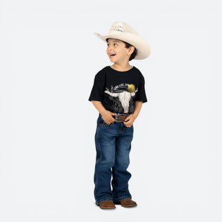Playera Wrangler Cráneo Niño