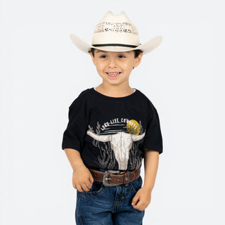 Playera Wrangler Cráneo Niño