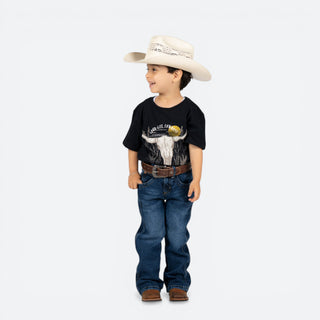 Playera Wrangler Cráneo Niño
