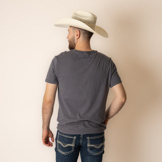 Playera Rock & Roll Denim Dale Brisby Charcoal Caballero