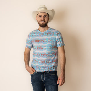 Playera Rock & Roll Denim Aztec Grey Caballero