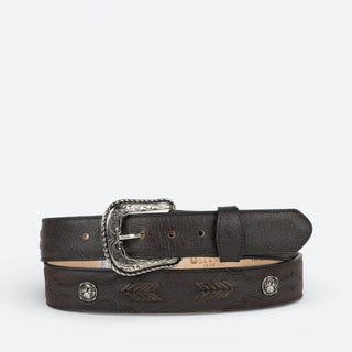 Cinturón Chicho Trenzado Concho Choco Caballero