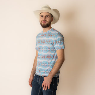 Playera Rock & Roll Denim Aztec Grey Caballero