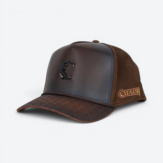 Gorra Cuadra Caimán Café