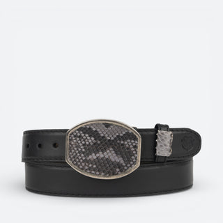 Cinturón Martelli Víbora Negro Caballero