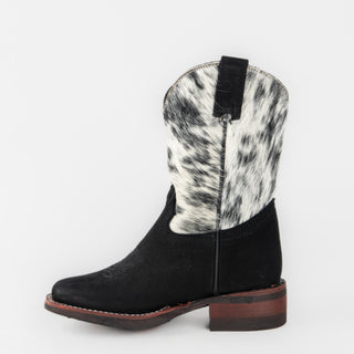 Bota El Canelo Criollito Buck Negro Pelo Niño