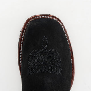 Bota El Canelo Criollito Buck Negro Pelo Niño