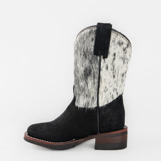 Bota El Canelo Criollito Buck Negro Pelo Bebé