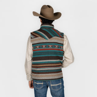 Chaleco Panhandle Wool Brown Caballero