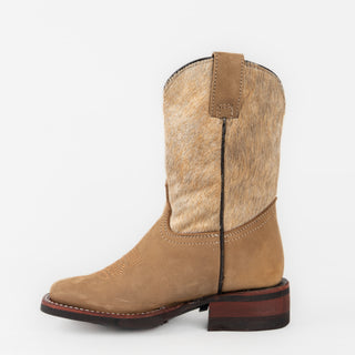 Bota El Canelo Criollito Buck Pelo Camello Niño