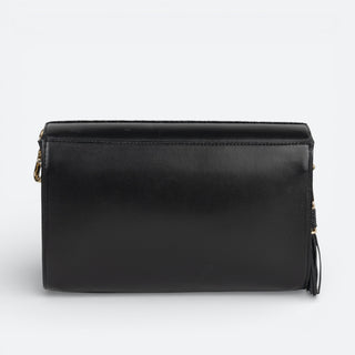 Bolso Cuadra Mantarraya Negro Dama