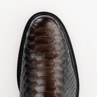 Bota Franco Cuadra Pitón Ternera Inca Negro Caballero