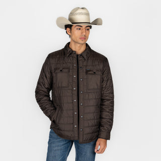 Chamarra Rock & Roll Denim Poly Dark Brown Caballero