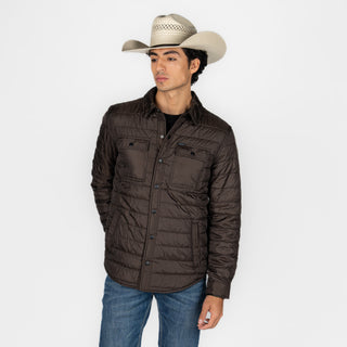 Chamarra Rock & Roll Denim Poly Dark Brown Caballero