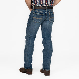 Jeans Rock & Roll Denim Revolver Straight Boot Medium Wash Caballero