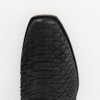 Bota Rio Grande Salvatore Pitón Nobuck Negro Caballero